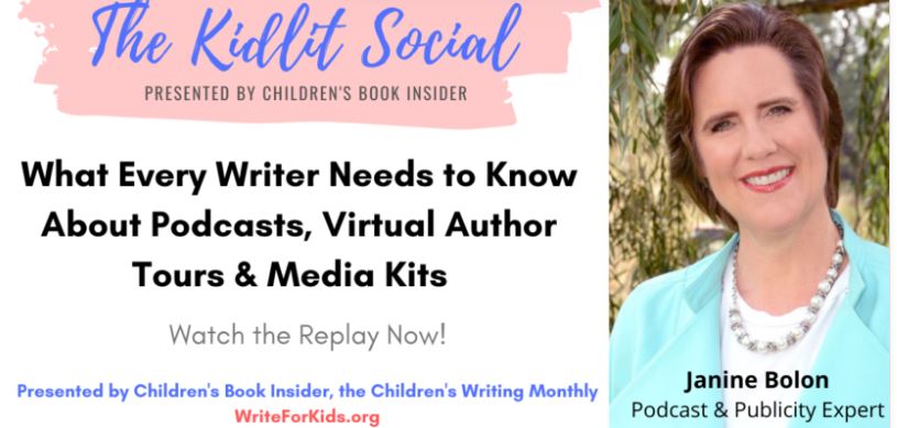 Read more about the article Janine on the Kidlit Social Webcast with Laura Backes