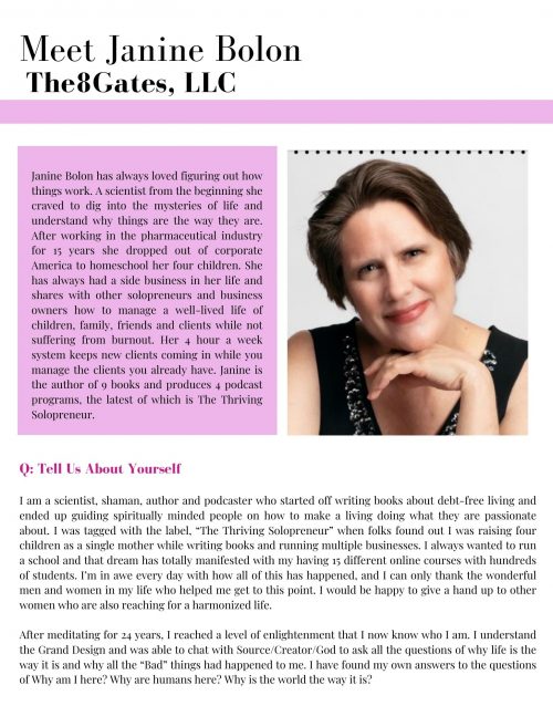 Janine Bolon featured in the 50Something Lifestyle Magazine with Cheryl Garrison