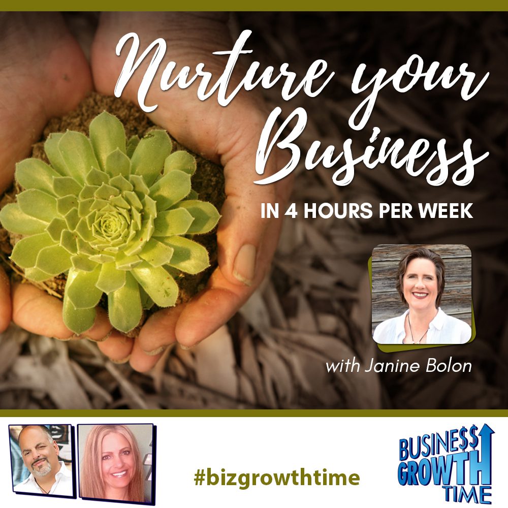 Read more about the article Nurture your Business in 4 Hours a Week – Janine Bolon on Business Growth Time