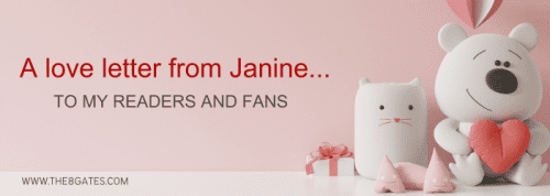 A love letter from Janine Bolon to her readers and fans...